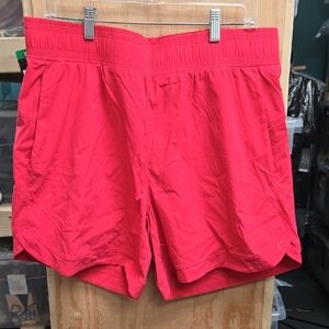 Tuff Athletics Size XL Pink High Waisted Active Shorts